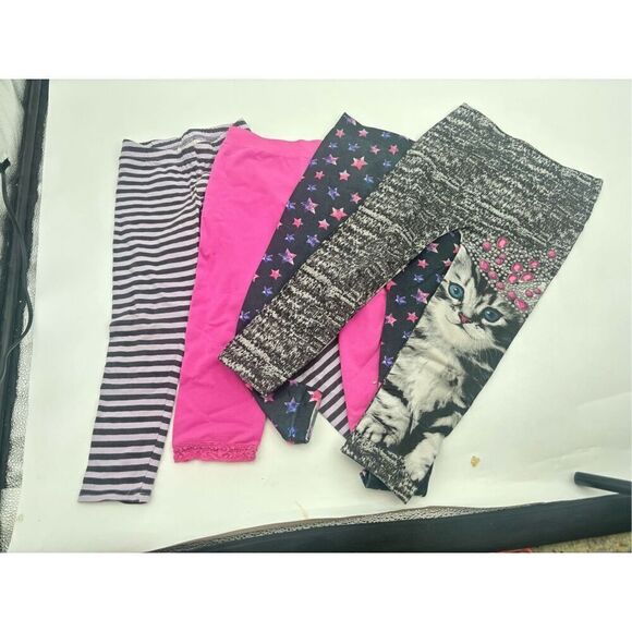 Girls leggings size 4-6 (4) - Picture 3 of 3